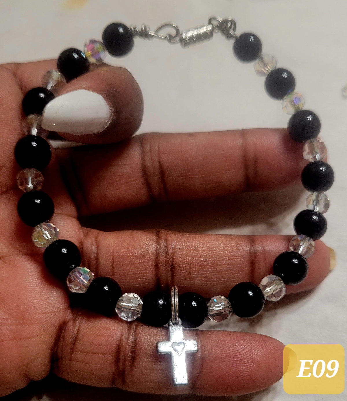 Bracelet with Cross Pendant