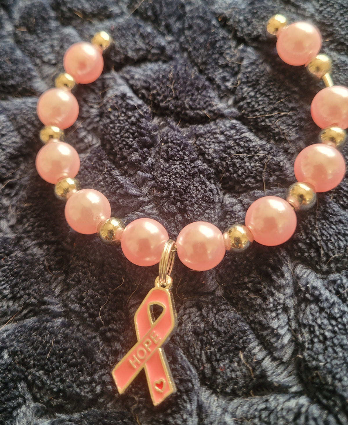 Pink Hope Open Bangle