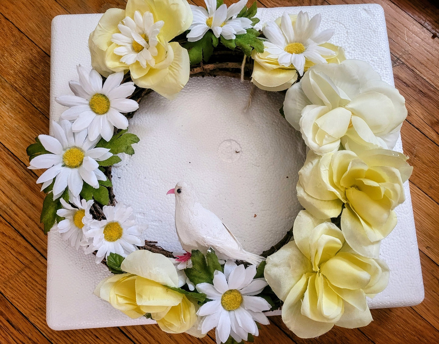 Innocence Dove Wreath