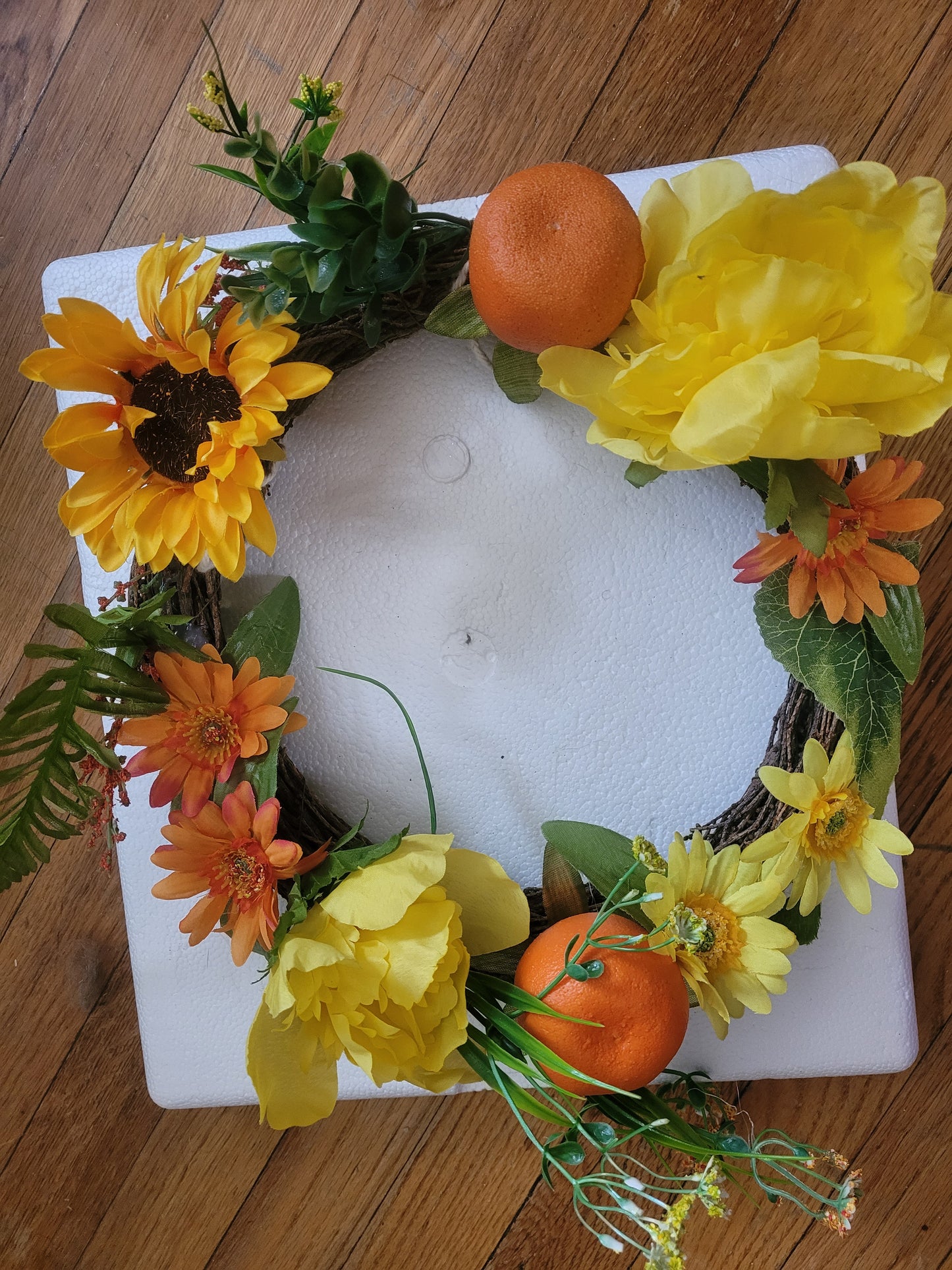 Sunkist Wreath