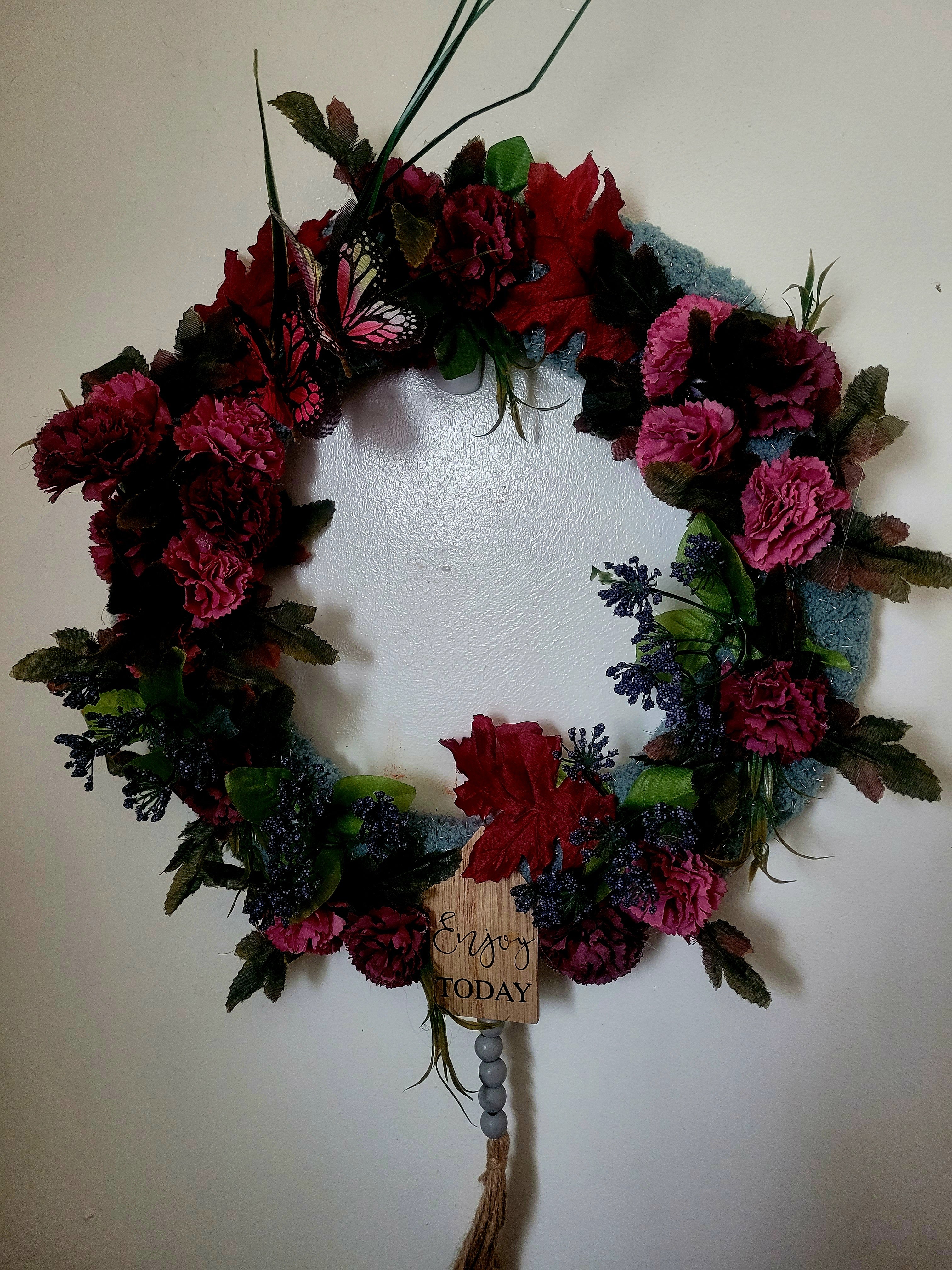 Enjoy Today Wreath
