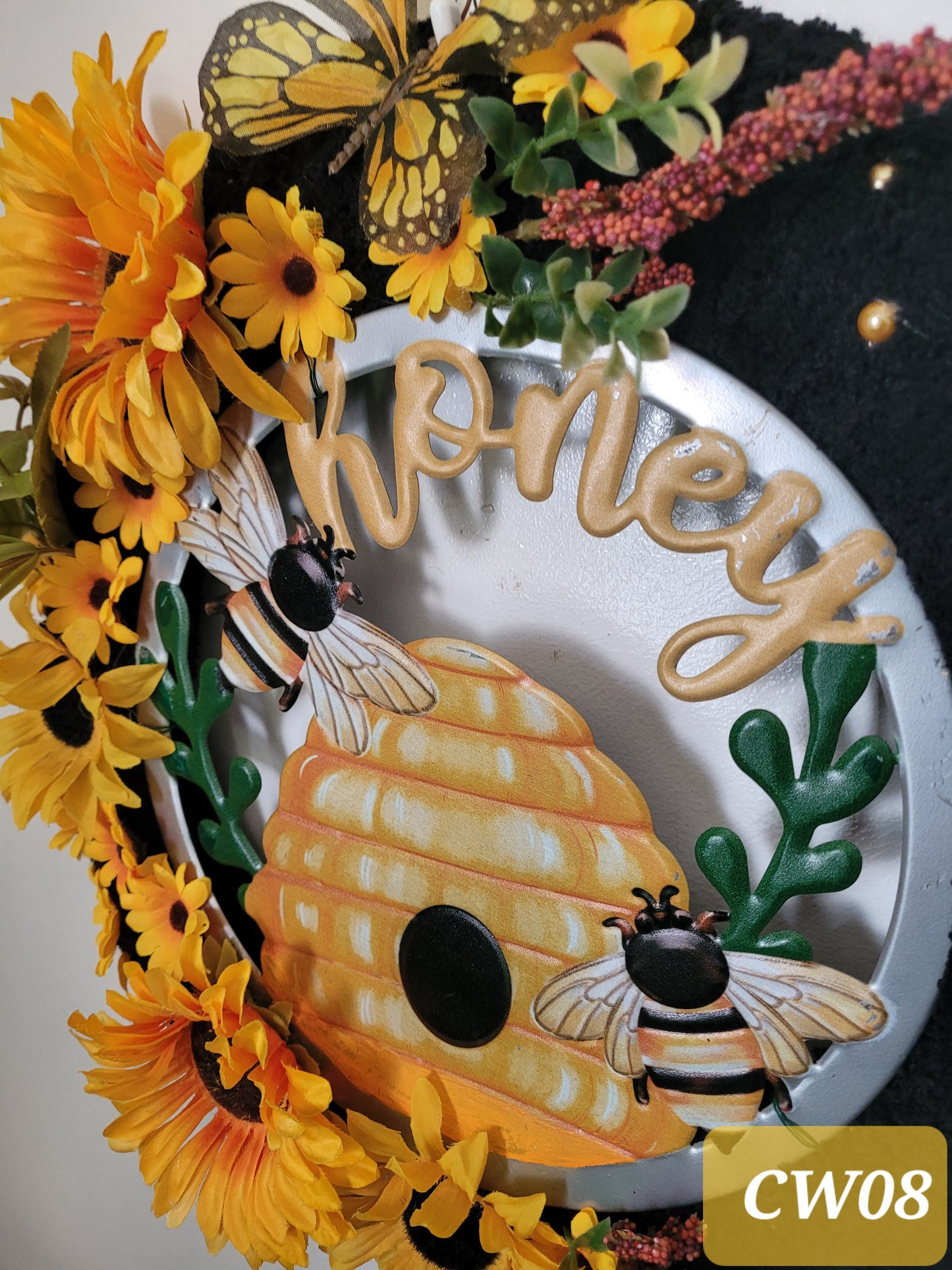 Honey Bees Wreath