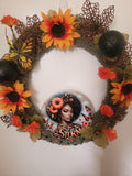 I am the Storm Wreath w/ large Butterfly