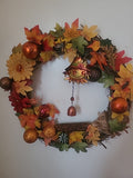 Bronze Scarecrow Wreath