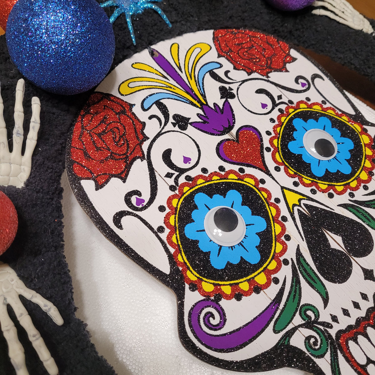 Skull Haloween Wreath