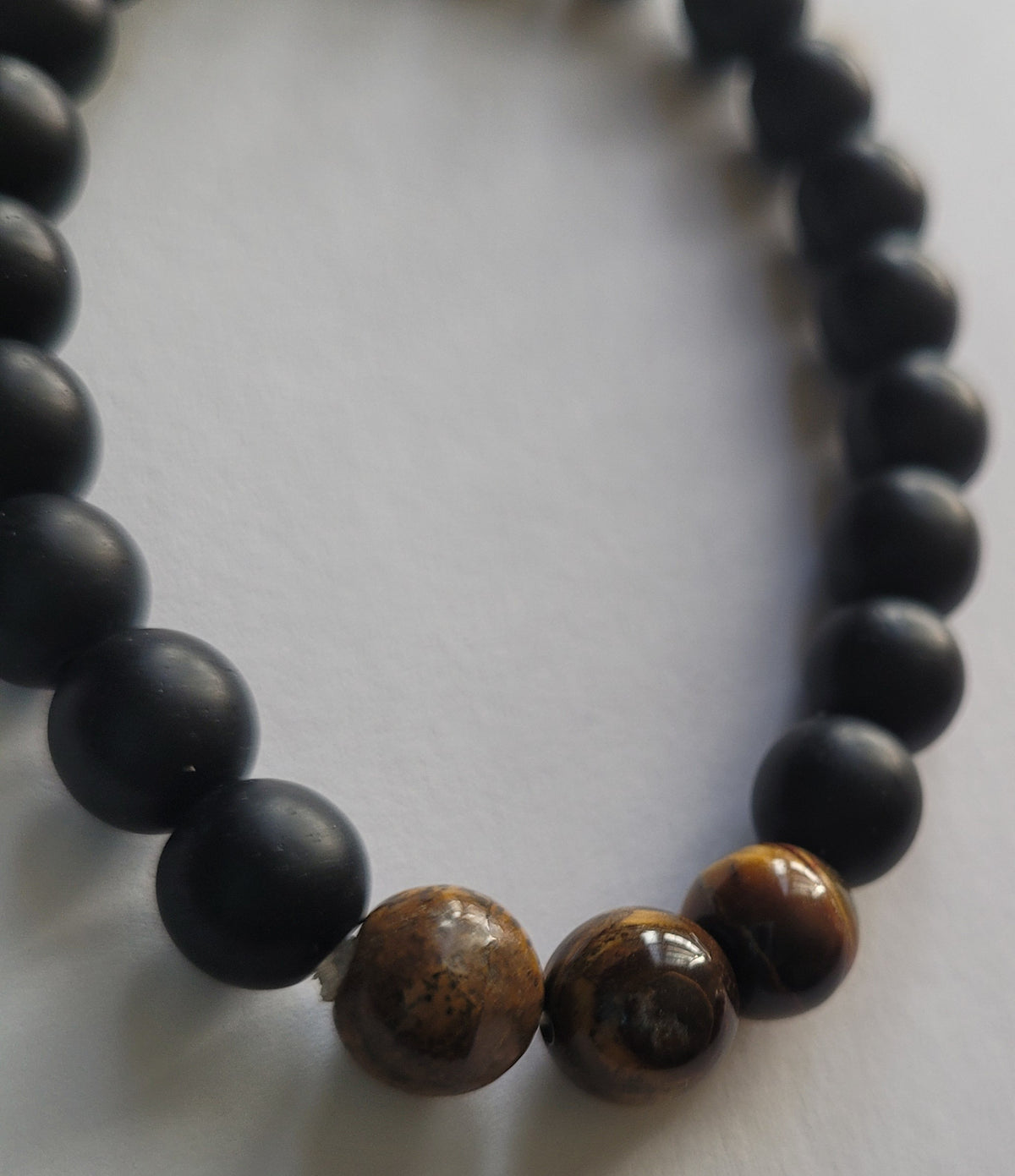 Sparkly Tiger Eye Black Lava Set