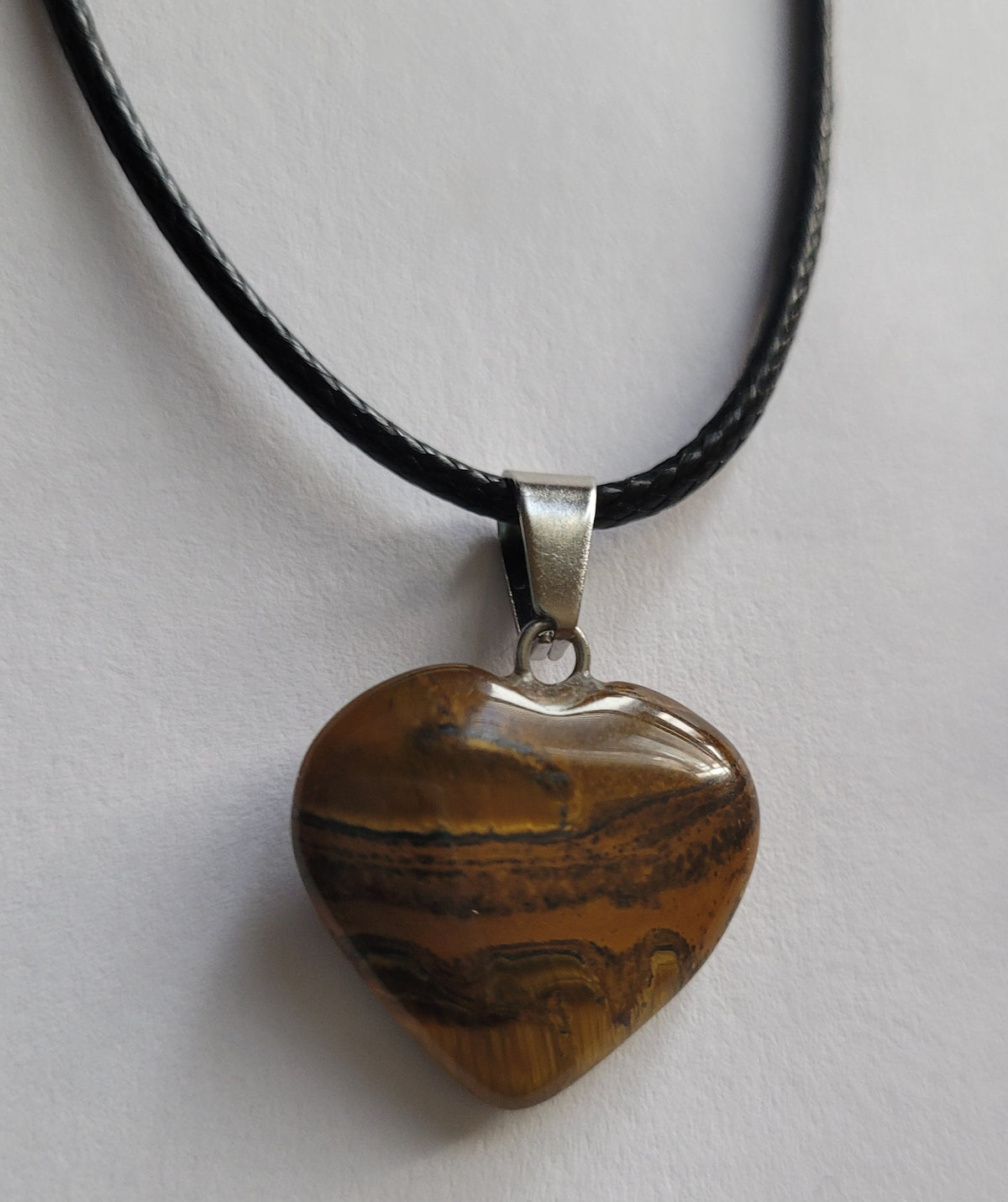 Tiger Eye Heart Set